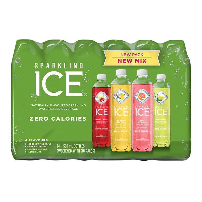 SPARKLING ICE CARBONATED FLAVOURED WATER VARIETY PACK
24 × 503 ML
