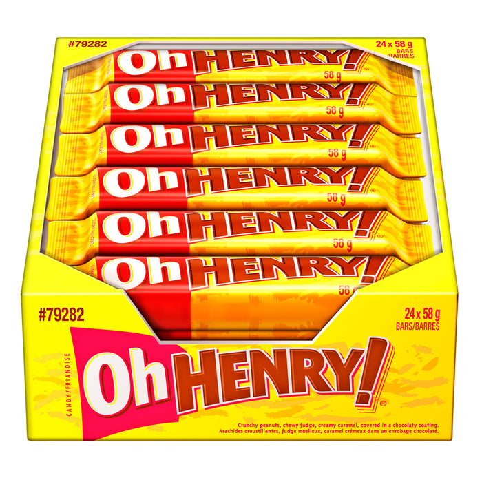 OH HENRY! CHOCOLATE BARS
24 × 58 G