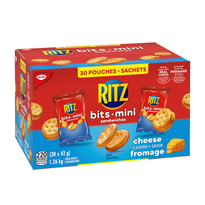 RITZ MINI BITS CHEESE FLAVOURED SANDWICHES
30 × 42 G